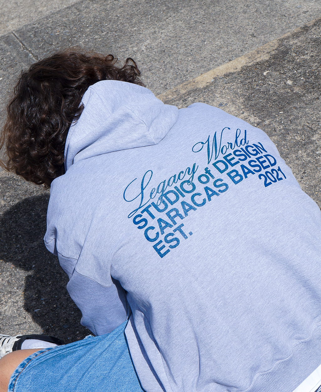 DESIGN HOOD HEATHER GRAY