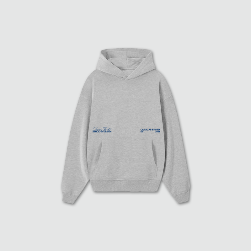 DESIGN HOOD HEATHER GRAY