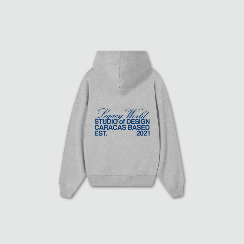 DESIGN HOOD HEATHER GRAY