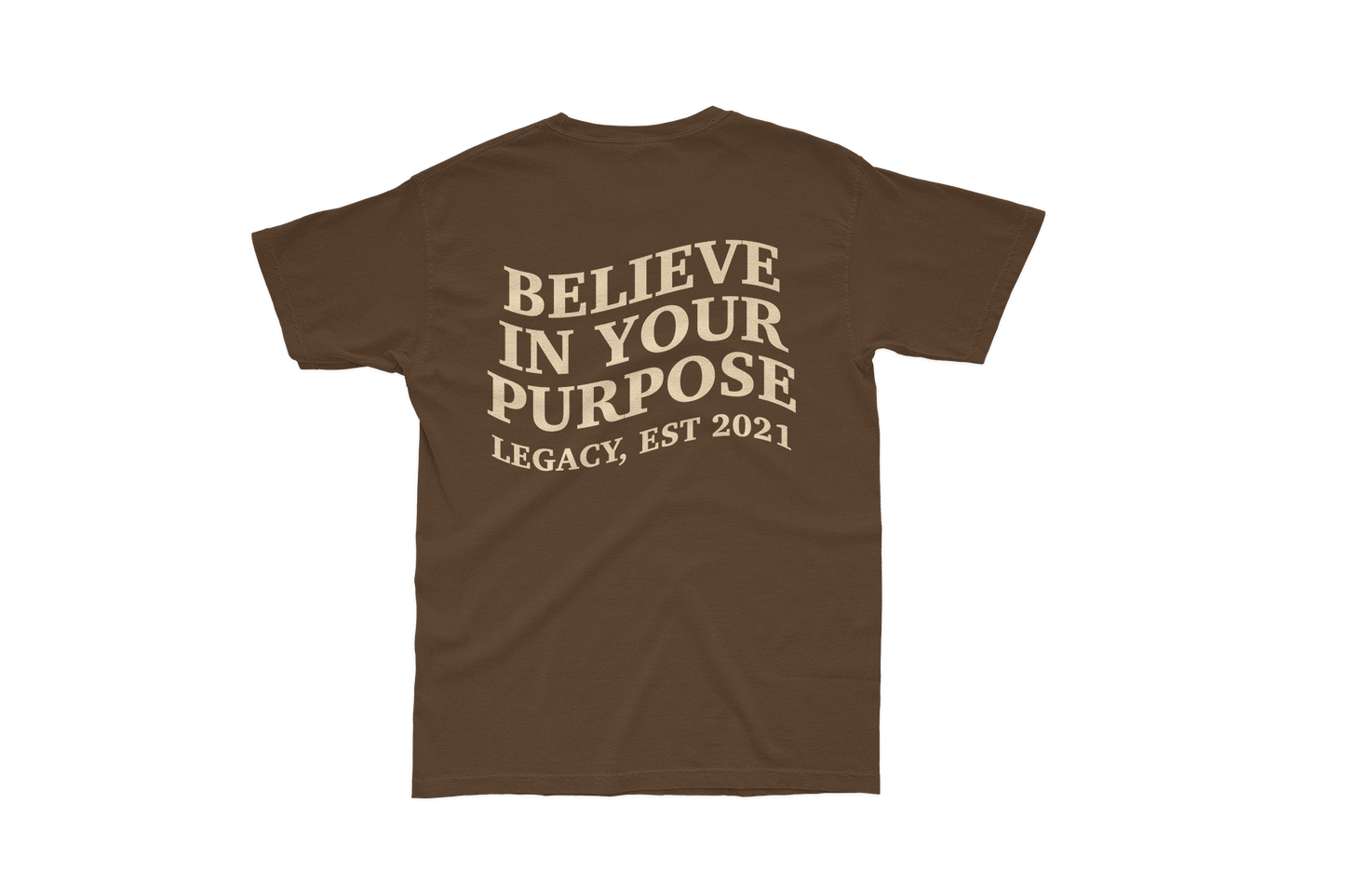 PURPOSE TEE BROWN