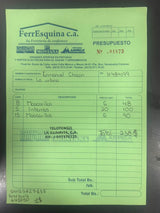 Comprobante de FERRESQUINA, C.A.