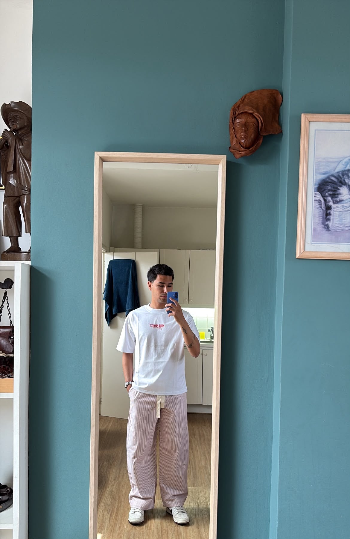 STUDIO PANTS STRIPED RED