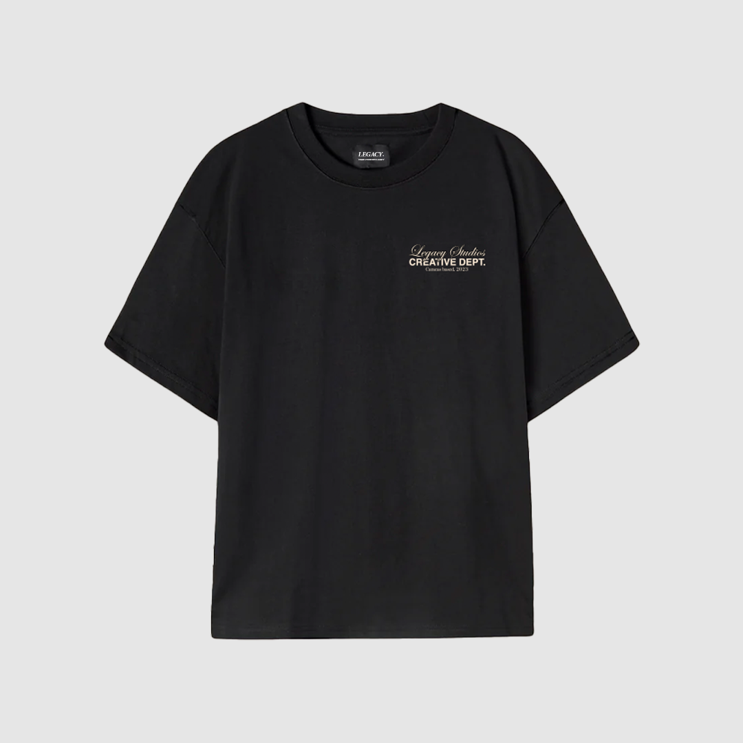 HEAVYWEIGHT TEE IN BLACK